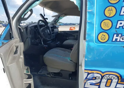 2016 Chevrolet Express 2500 Work Van из США, поврежденный, VIN 1GCWGAFF6G1319690